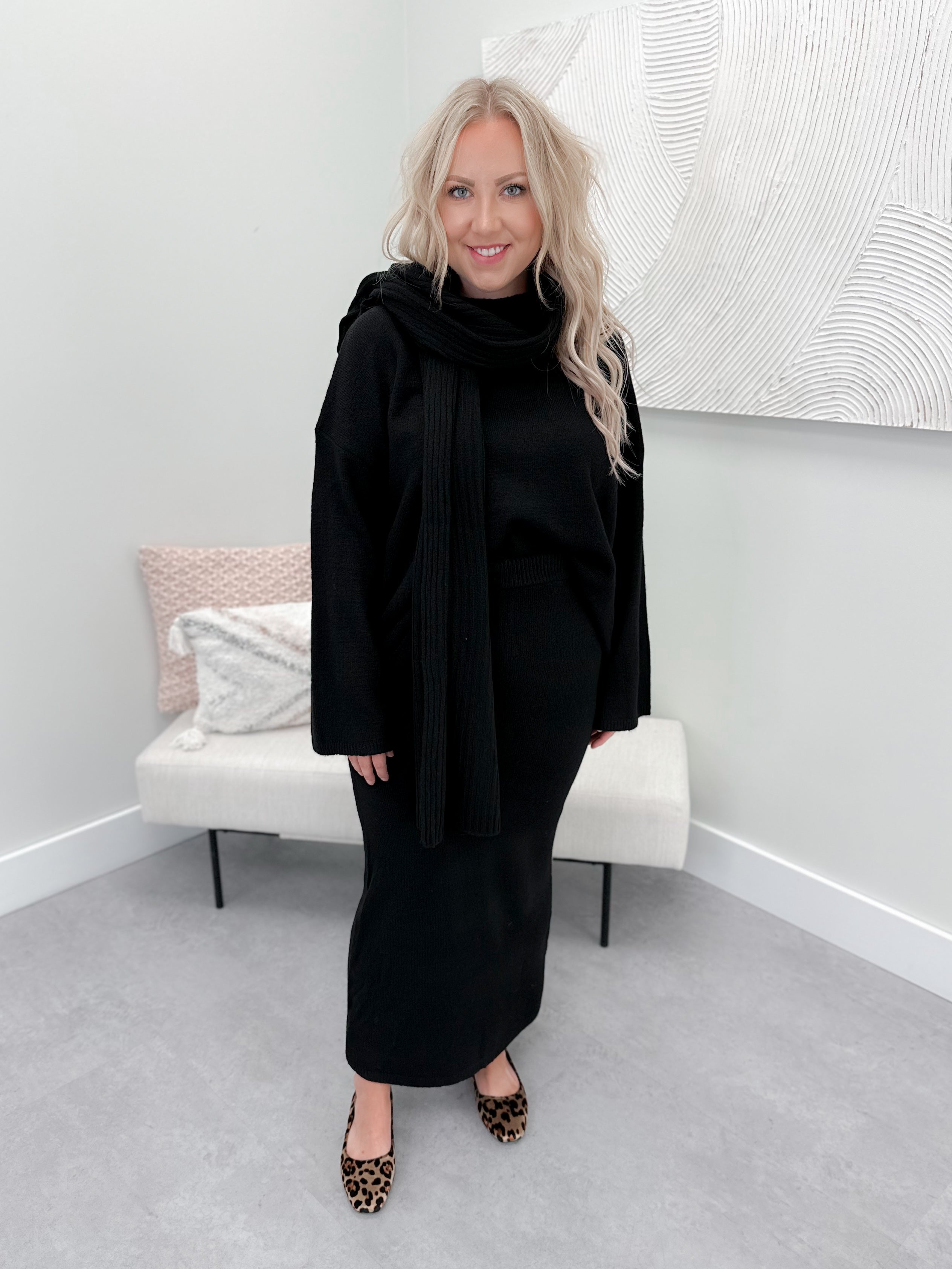 Beckum Three Piece Set in Black