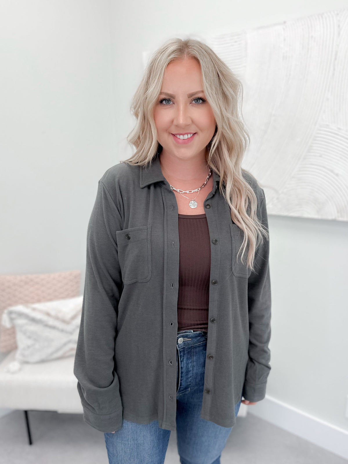 Weasley Button Down in Spruce