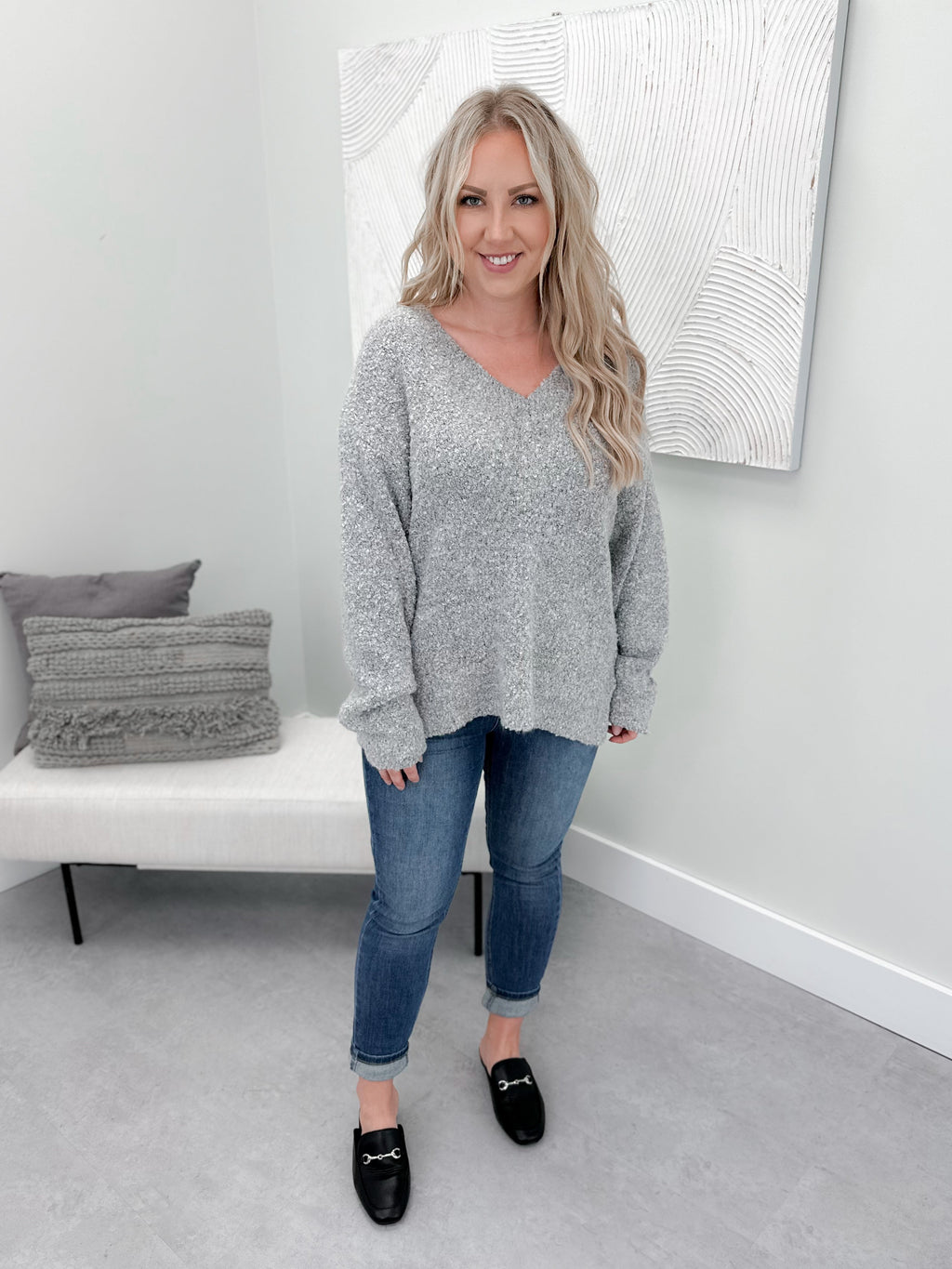 North Sweater in Grey