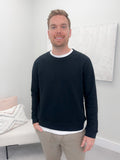 Grady Mens Pullover in Black