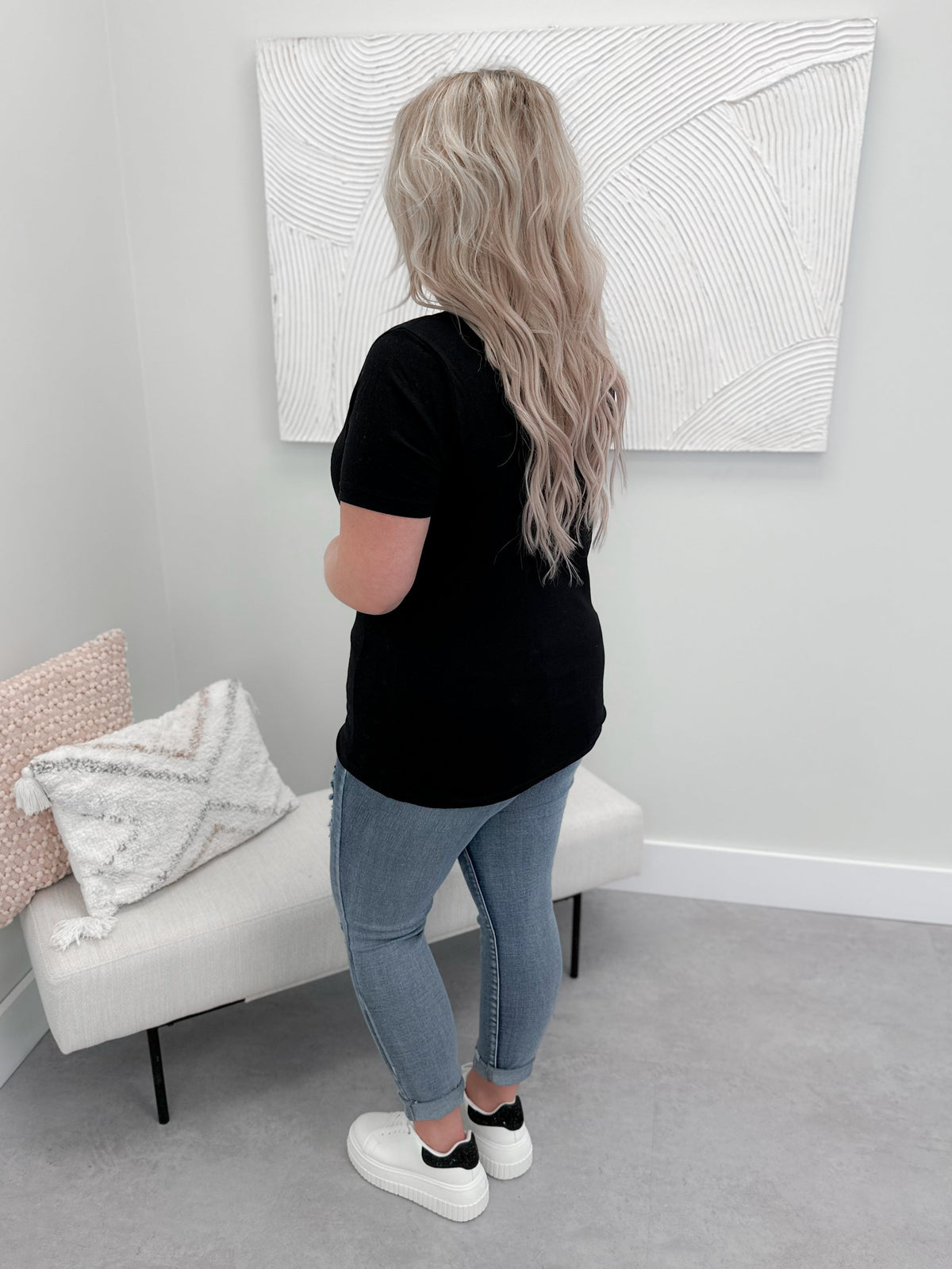 The Original Tee in Black by Ash + Antler