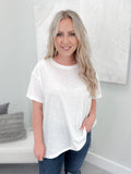 Marisol Tee in Off White