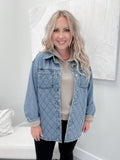 Sandy's Quilted Jacket in Denim
