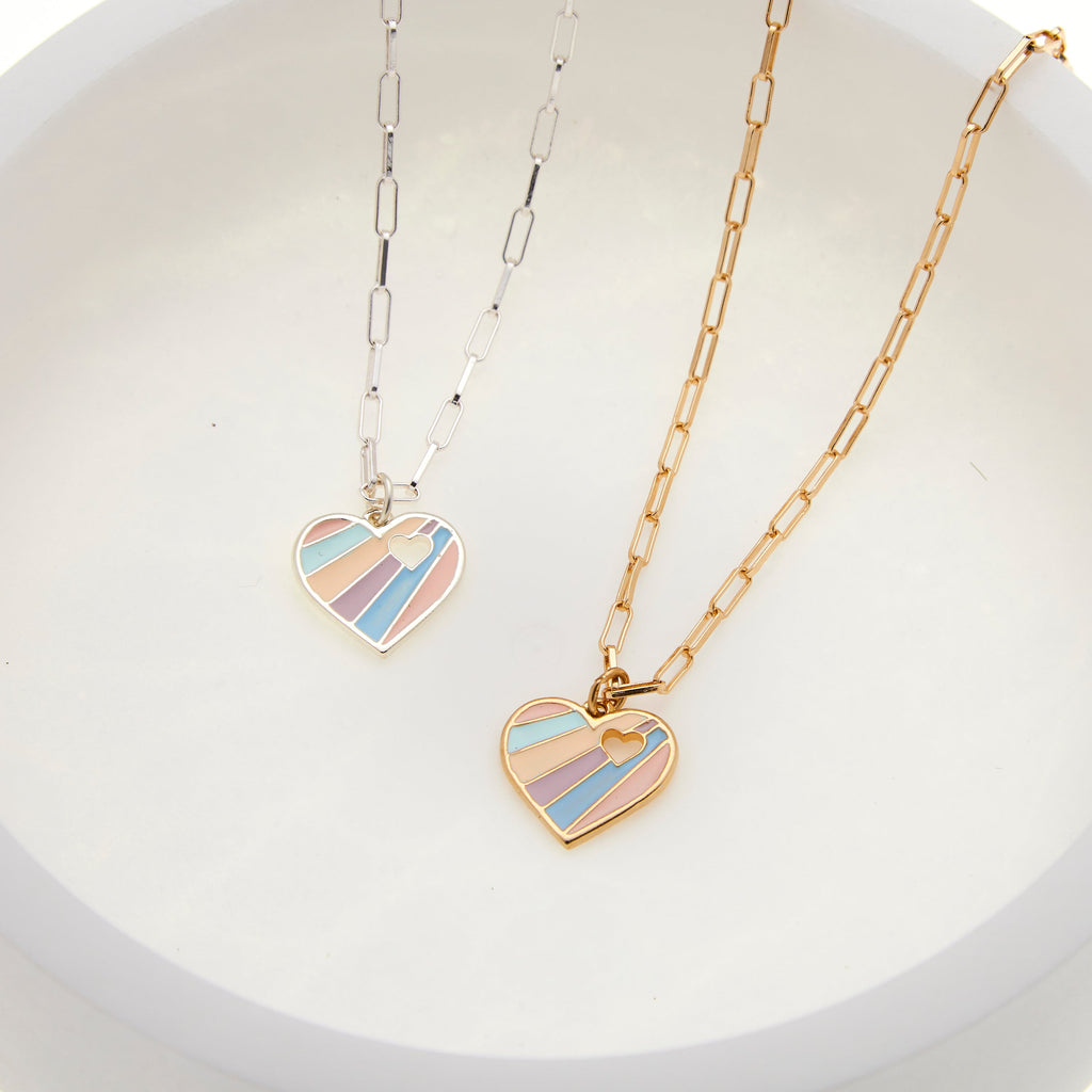 Goddess Heart Charm Necklace