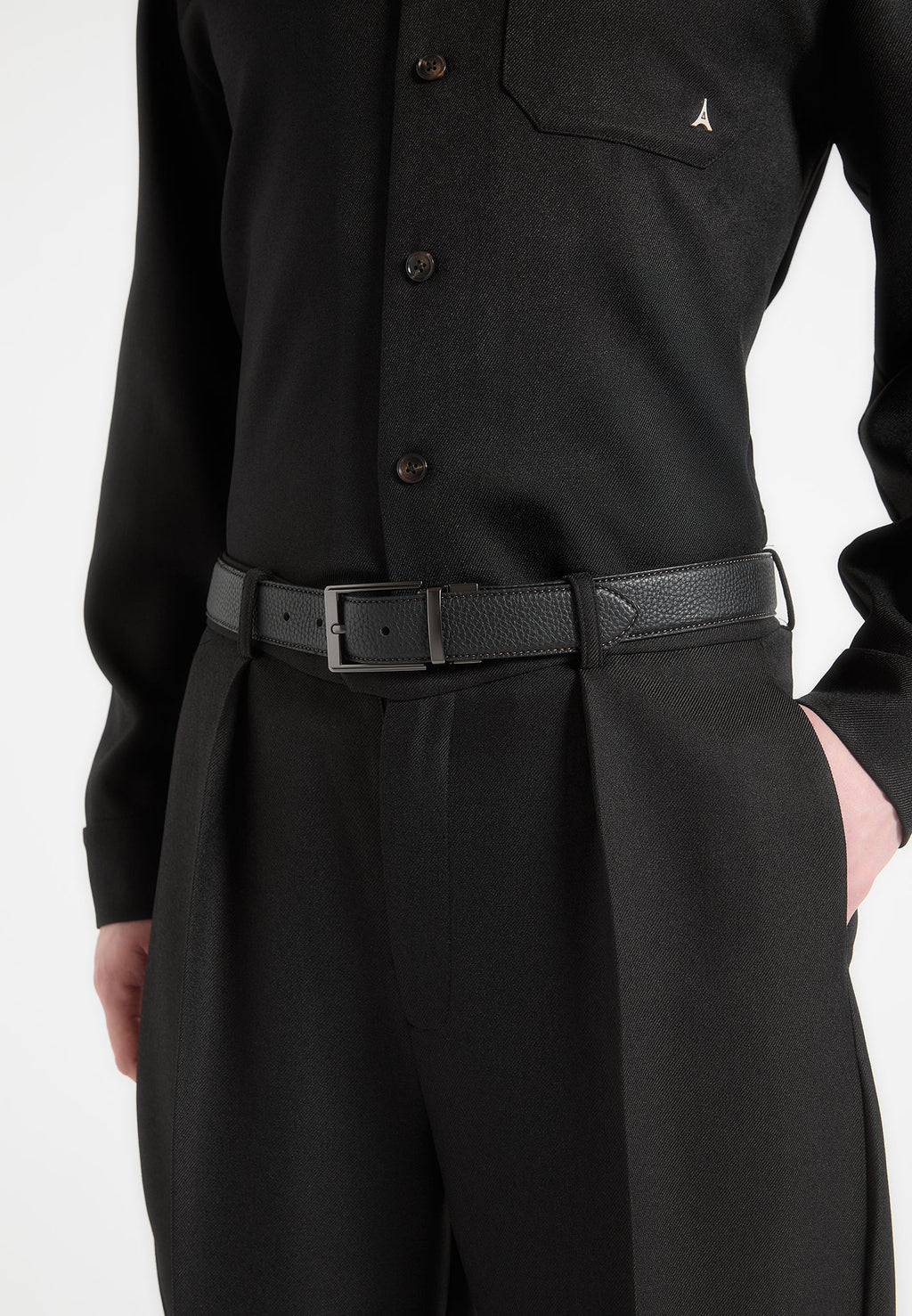 Tailored Overshirt - Black