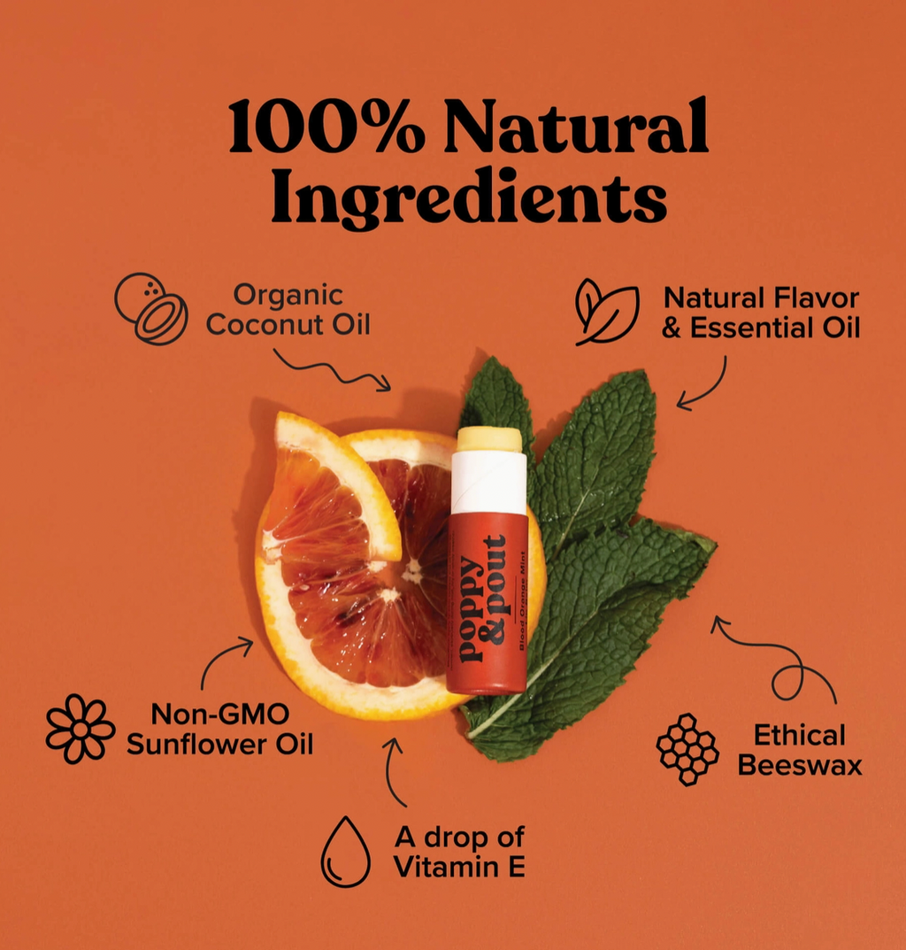 Lip Balm in Blood Orange Mint