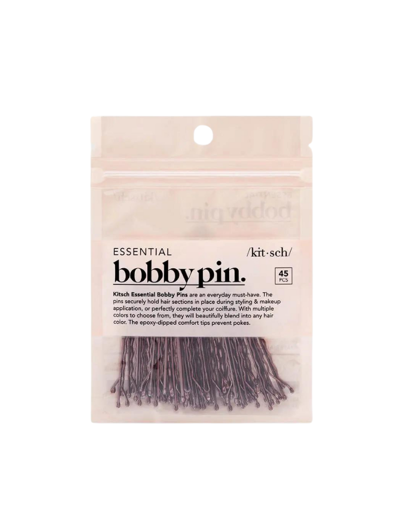 Kitsch Essential Bobby Pins in Brown
