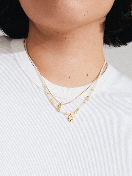 Sea 3 in 1 Necklace Set by Pilgrim