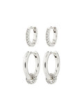 Scottie 2 in 1 Earring Set by Pilgrim