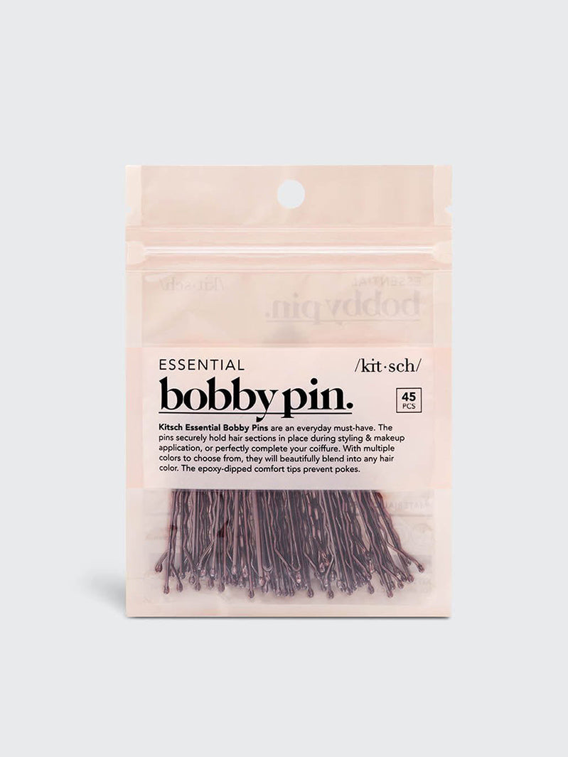 Kitsch Essential Bobby Pins in Brown