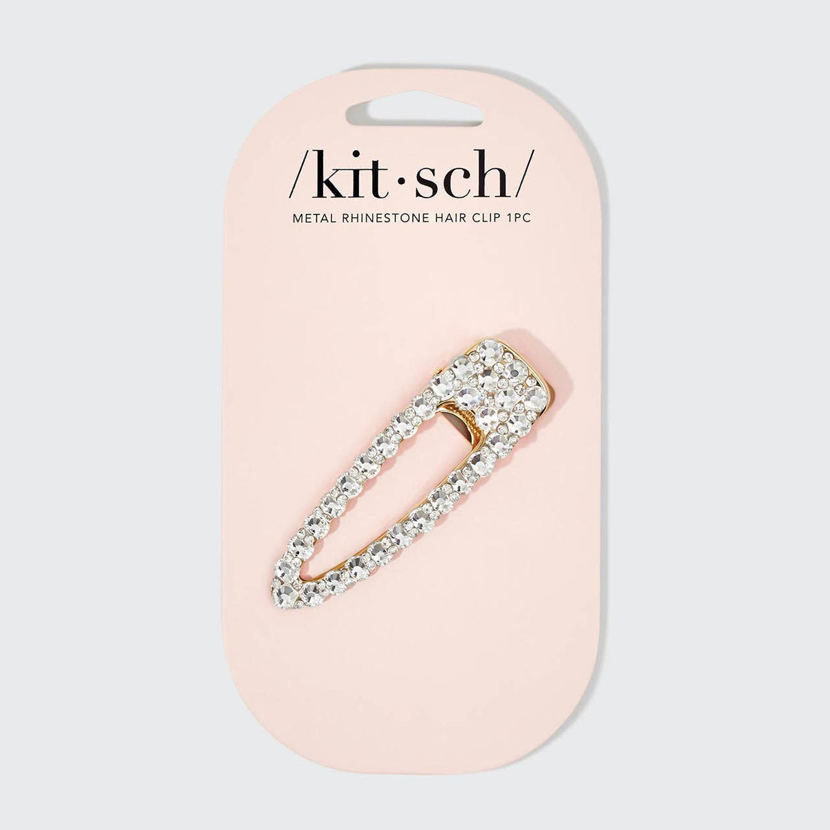 Metal Rhinestone Large Hair Clip by Kitsch