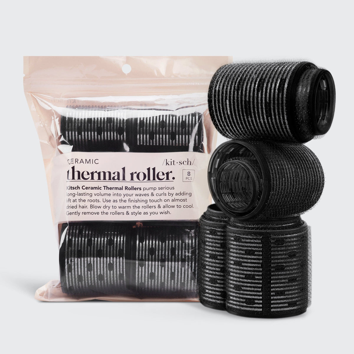 Ceramic Hair Roller 8pc Variety Pack by Kitsch