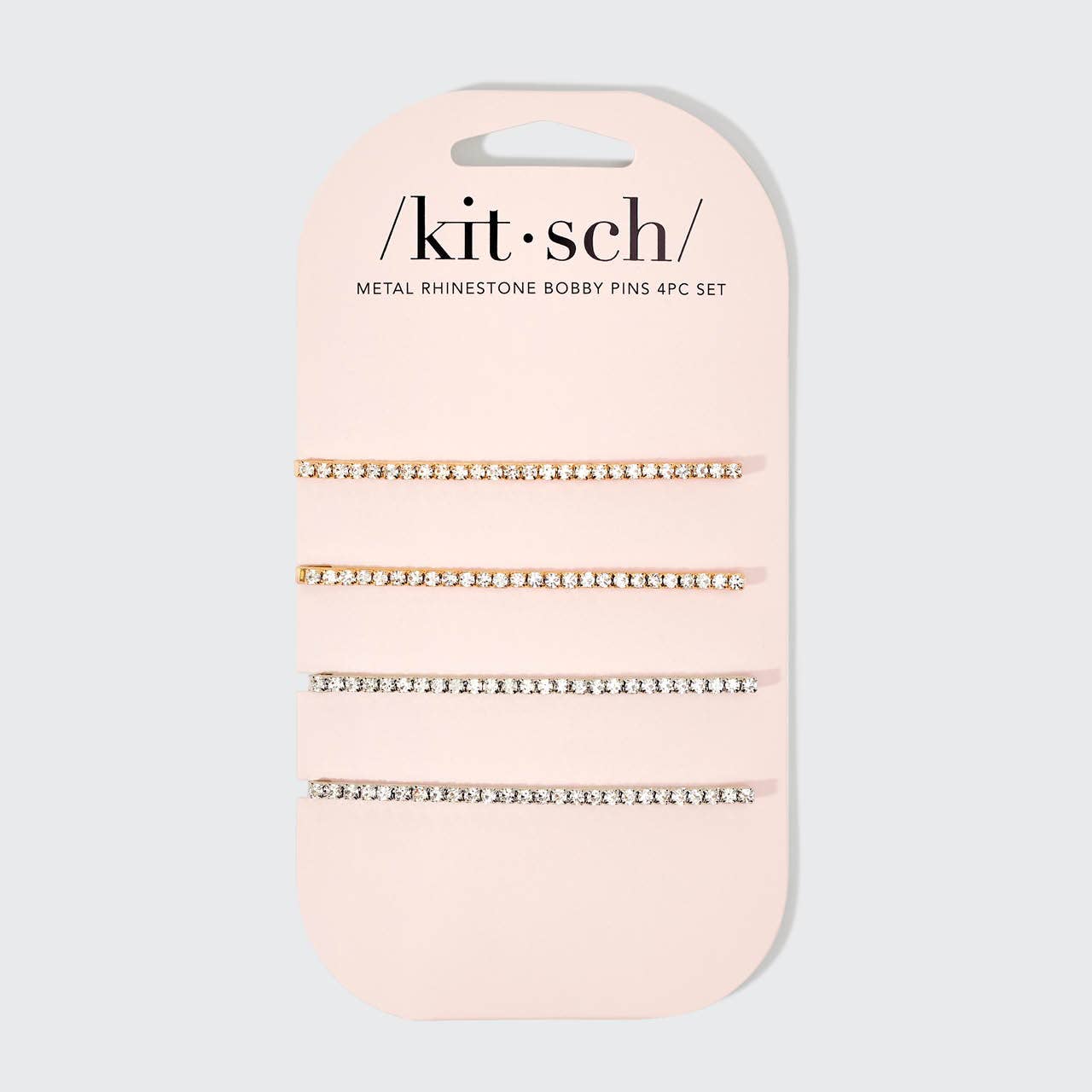 Metal Rhinestone Extra Long Bobby Pins by Kitsch