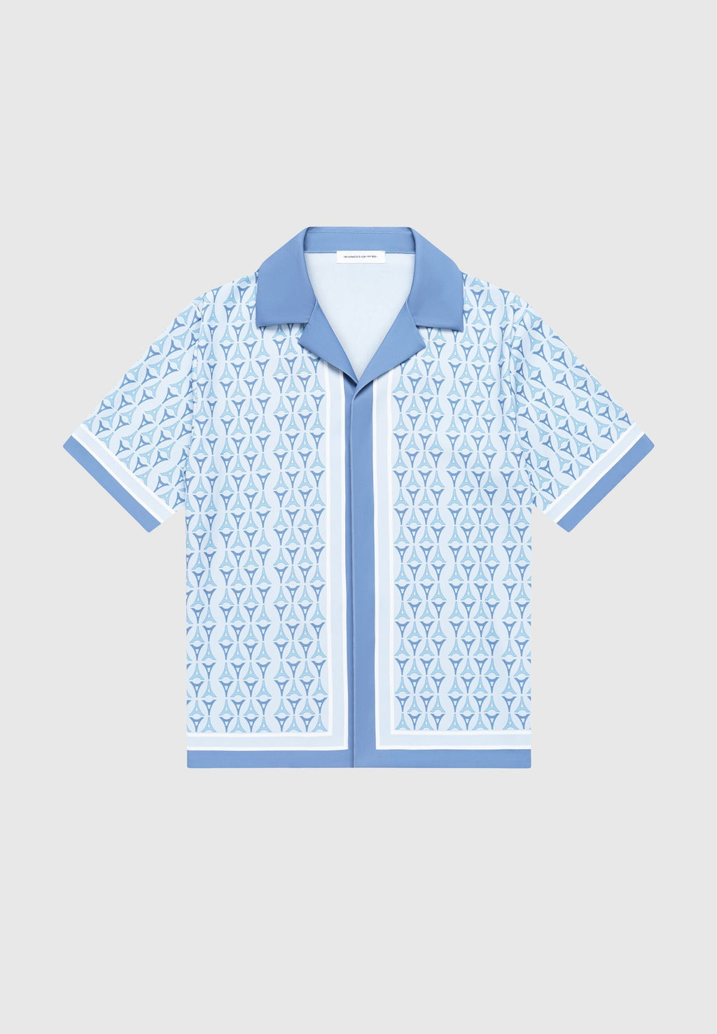 Eiffel Monogram Resort Shirt - Blue