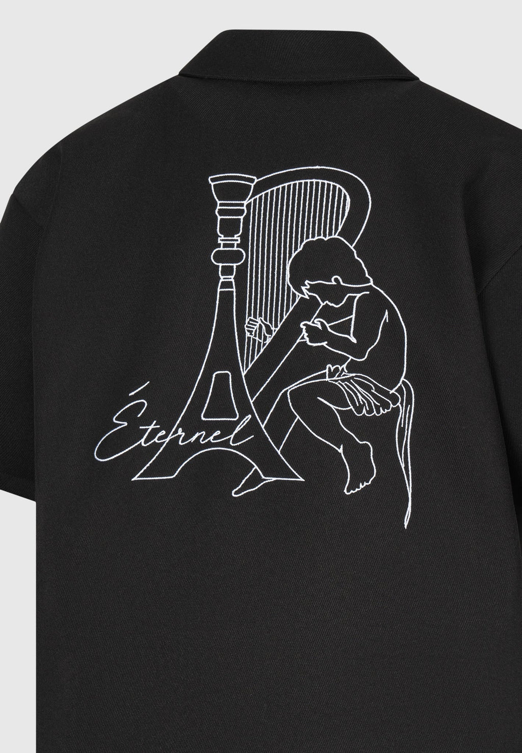 Eiffel Twill Shirt - Black