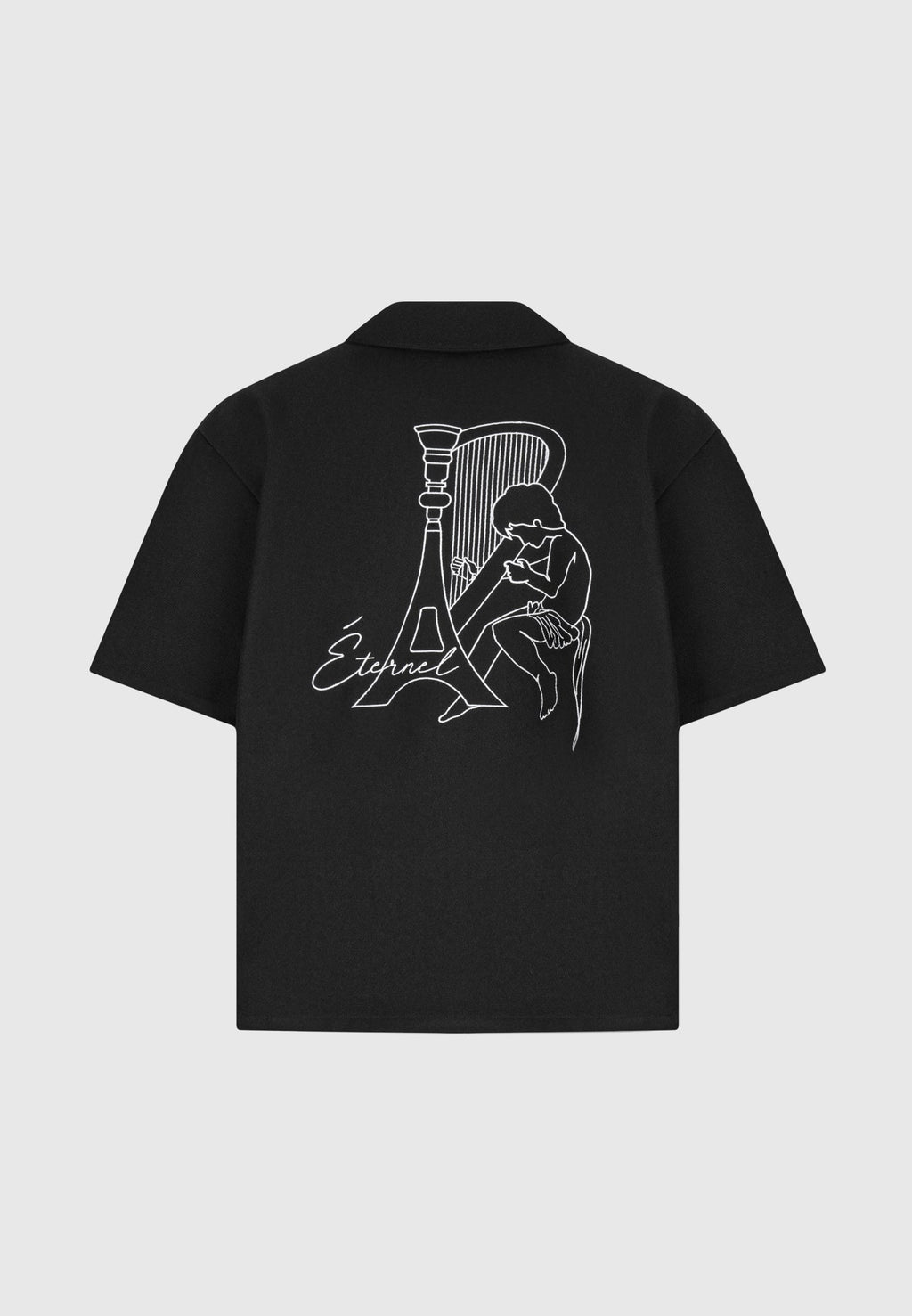 Eiffel Twill Shirt - Black