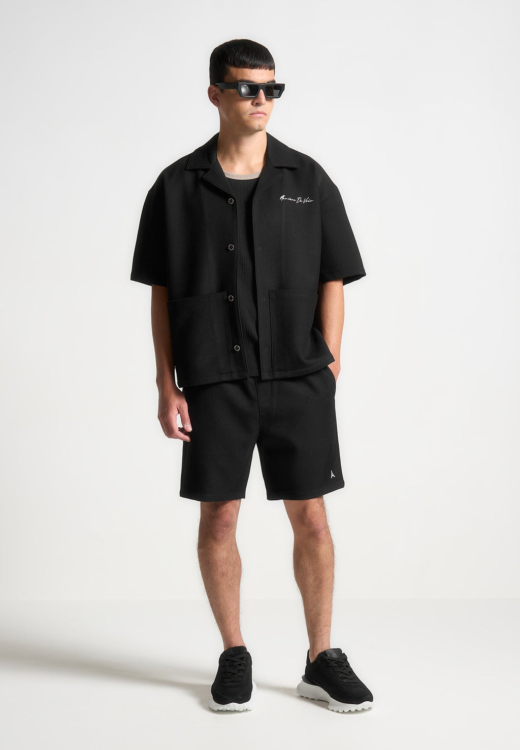 Eiffel Twill Shorts - Black