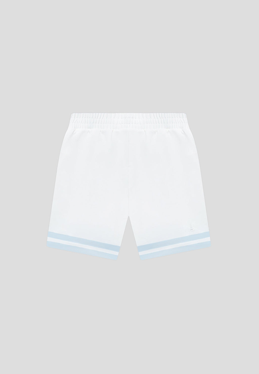 Floral Border Shorts - Blue