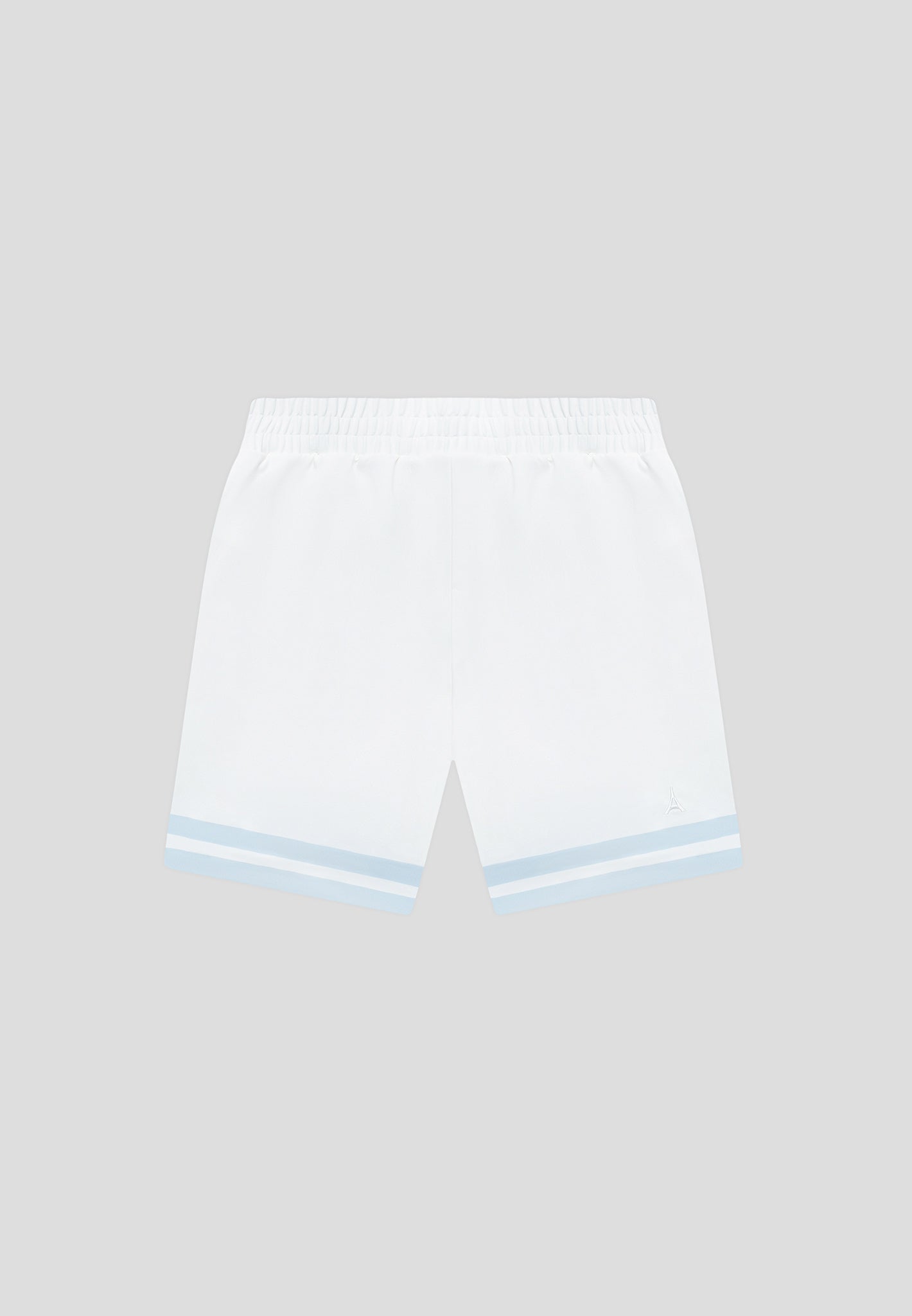 Floral Border Shorts - Blue