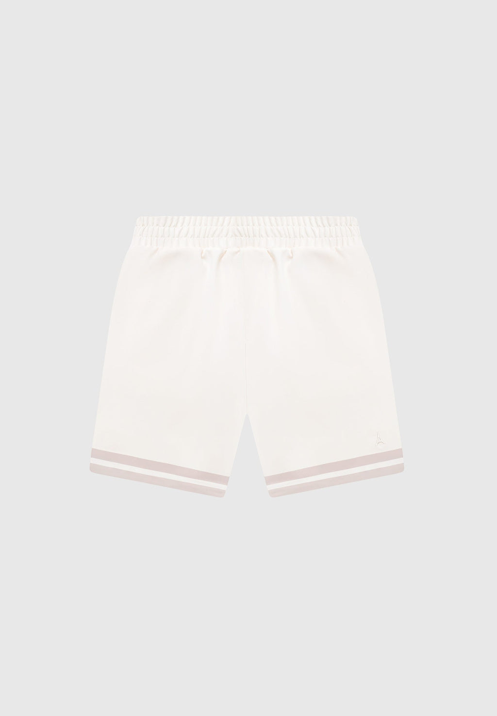 Floral Border Shorts - Cream