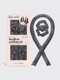 Satin Heatless Curling Set in Charcoal by Kitsch