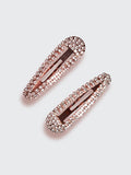 Mini Rhinestone Snap Clips
