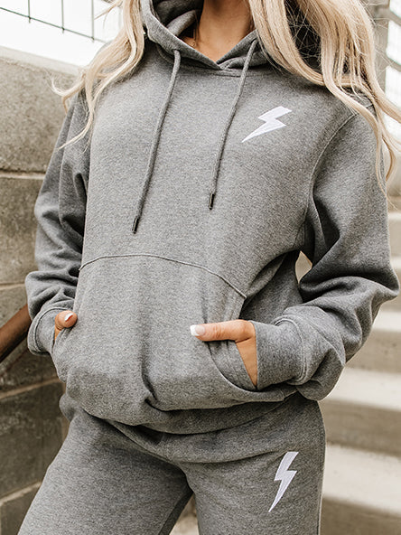 Signature Hoodie in Electra-Cute by Ampersand Ave - L/O Size 2XL