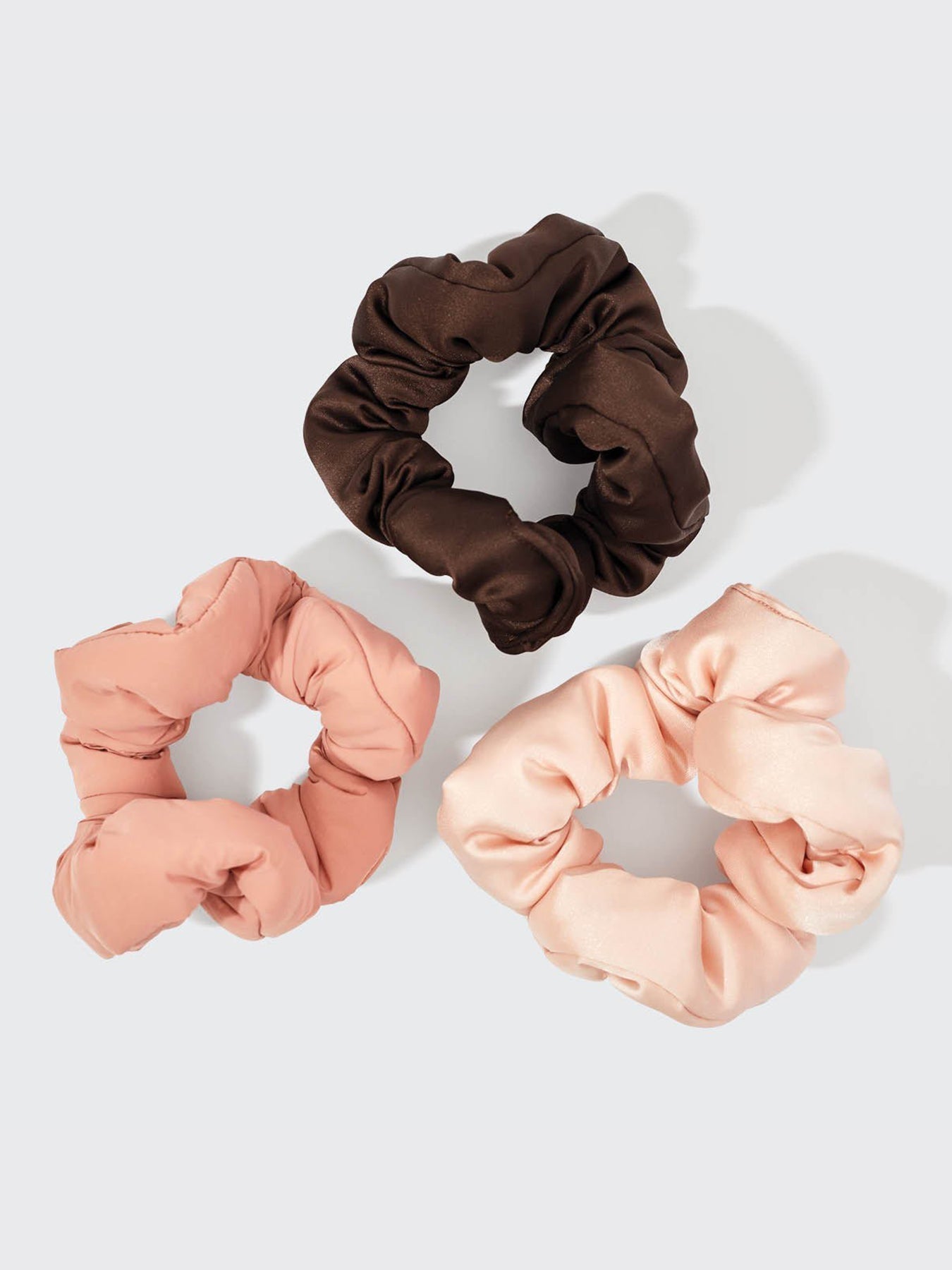 Fabric Cloud Scrunchies 3pc Set by Kitsch