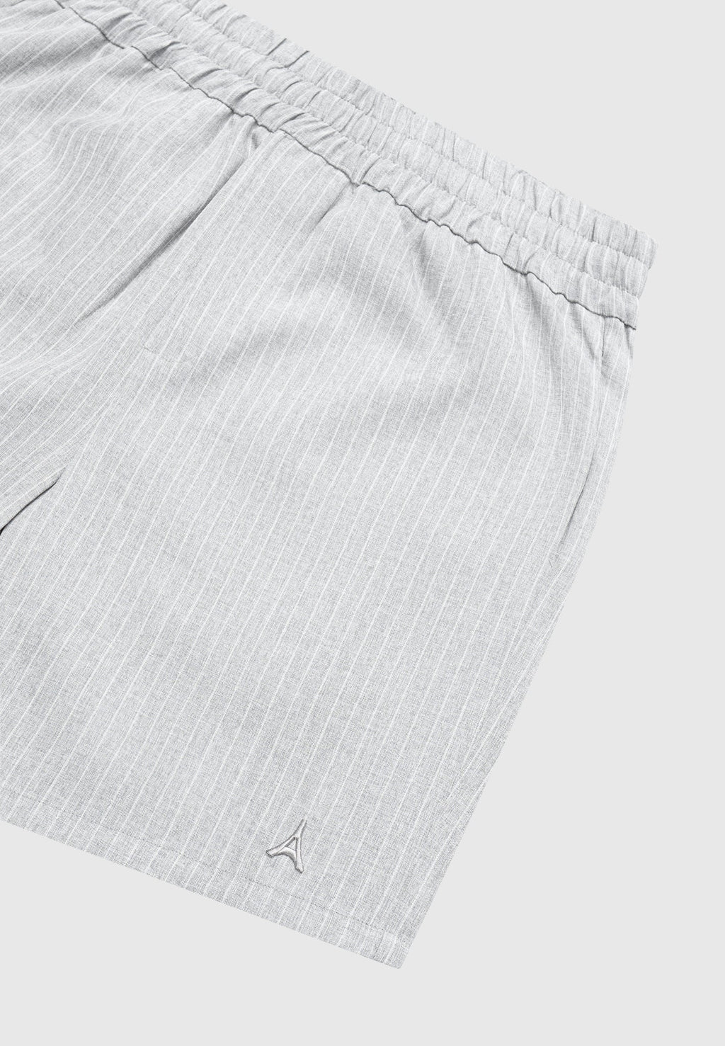 Pinstripe Shorts - Grey
