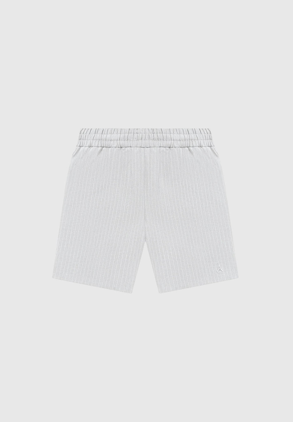 Pinstripe Shorts - Grey