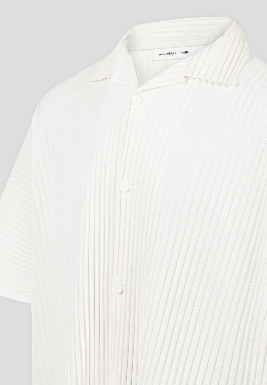 Pleated Shirt - Off White