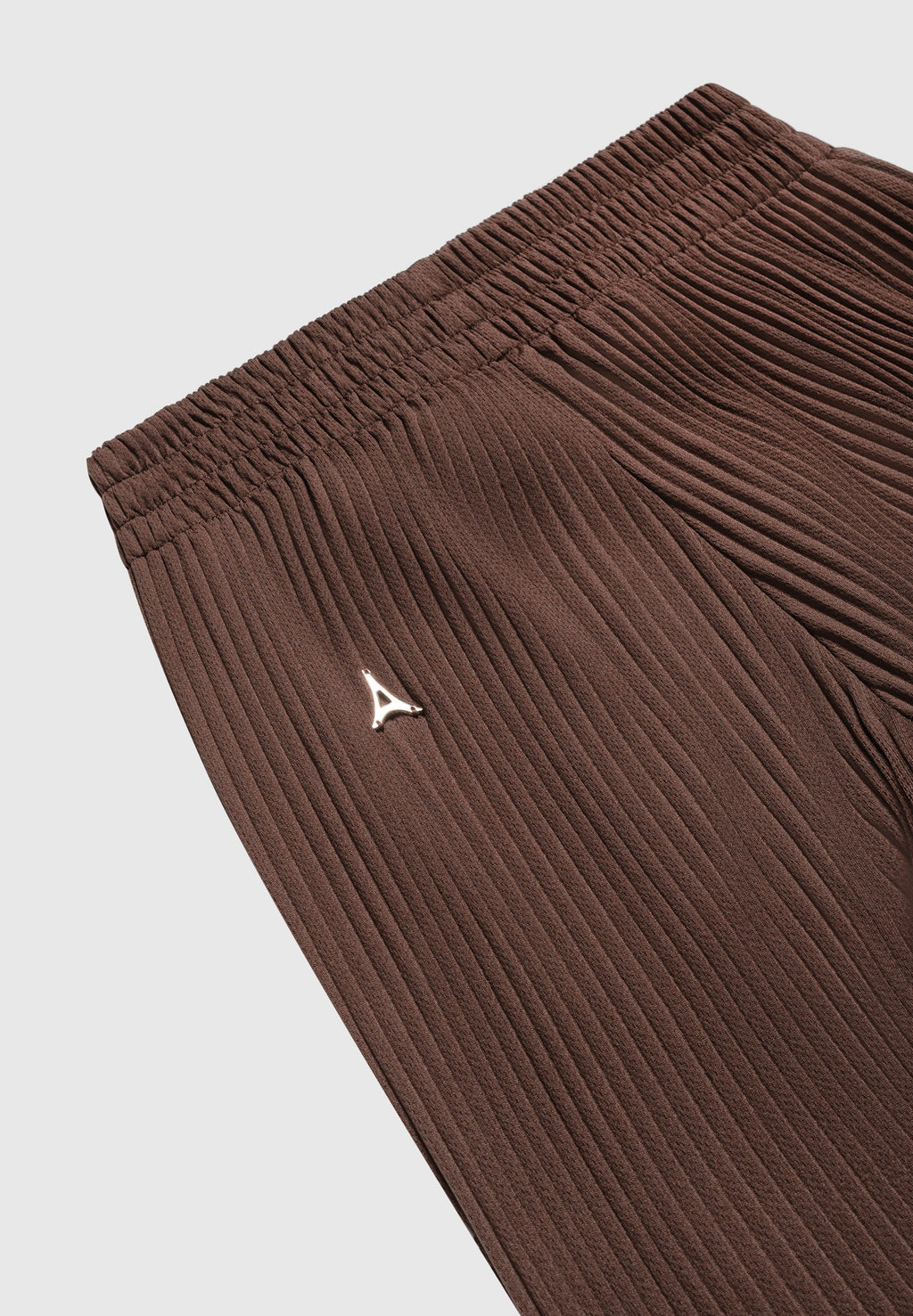 Pleated Shorts - Brown