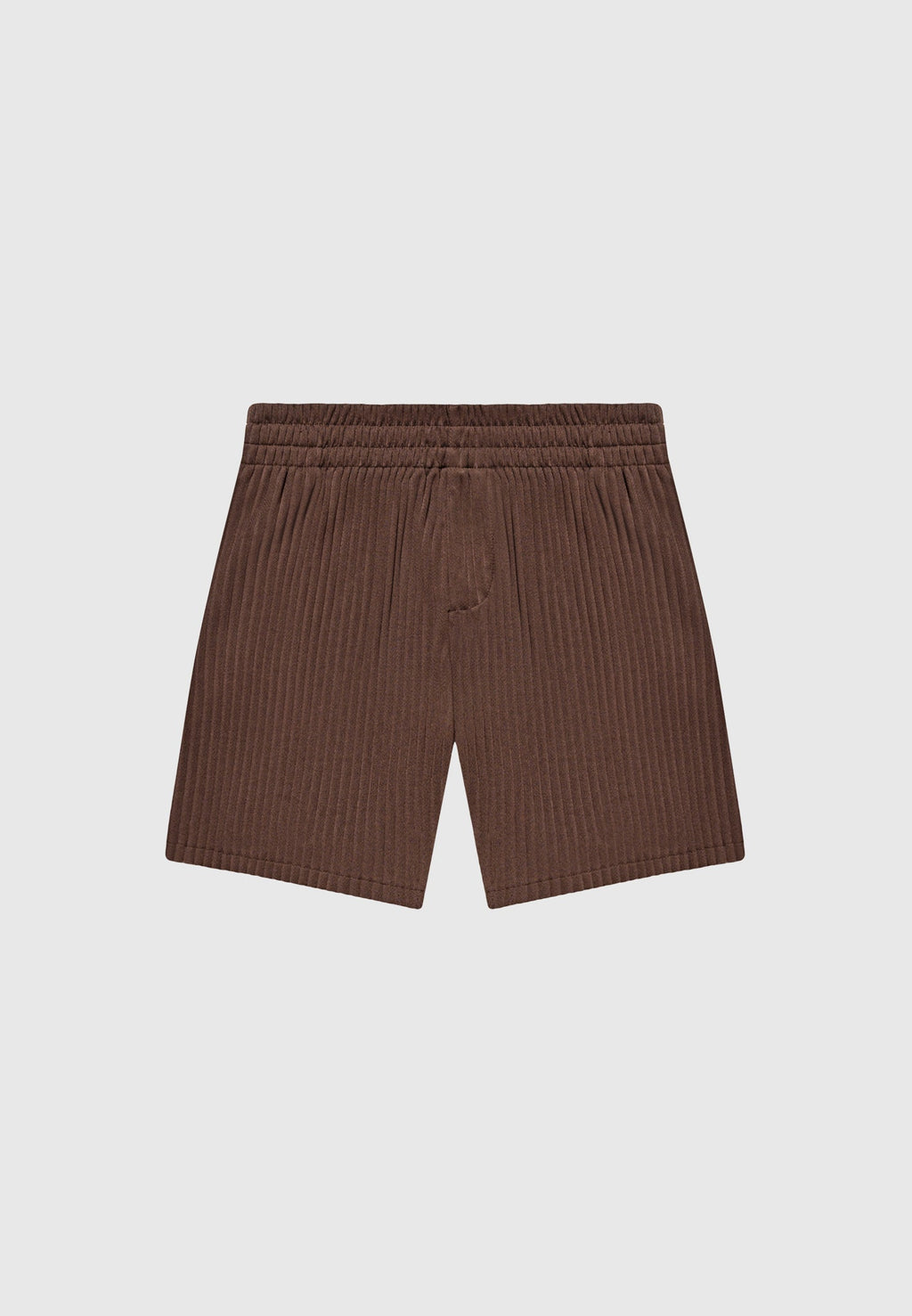 Pleated Shorts - Brown
