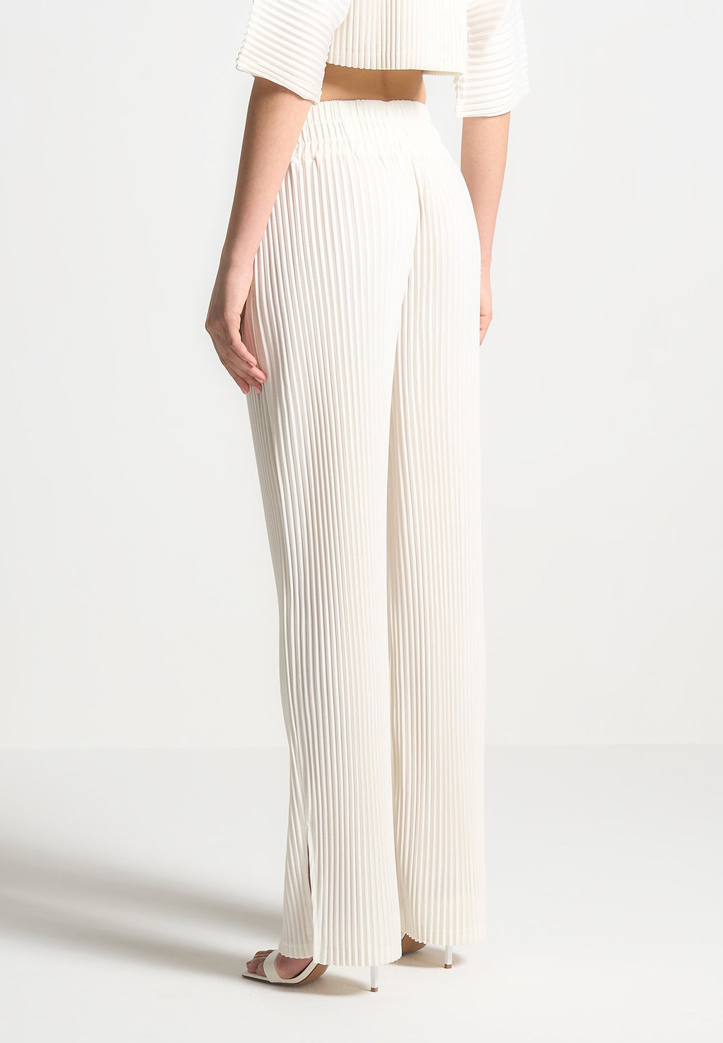 Pleated Trousers - Off White