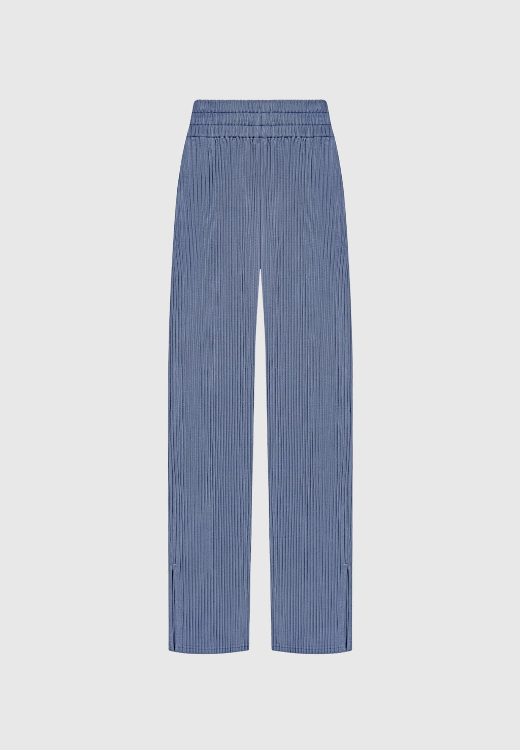 Pleated Trousers - Steel Blue