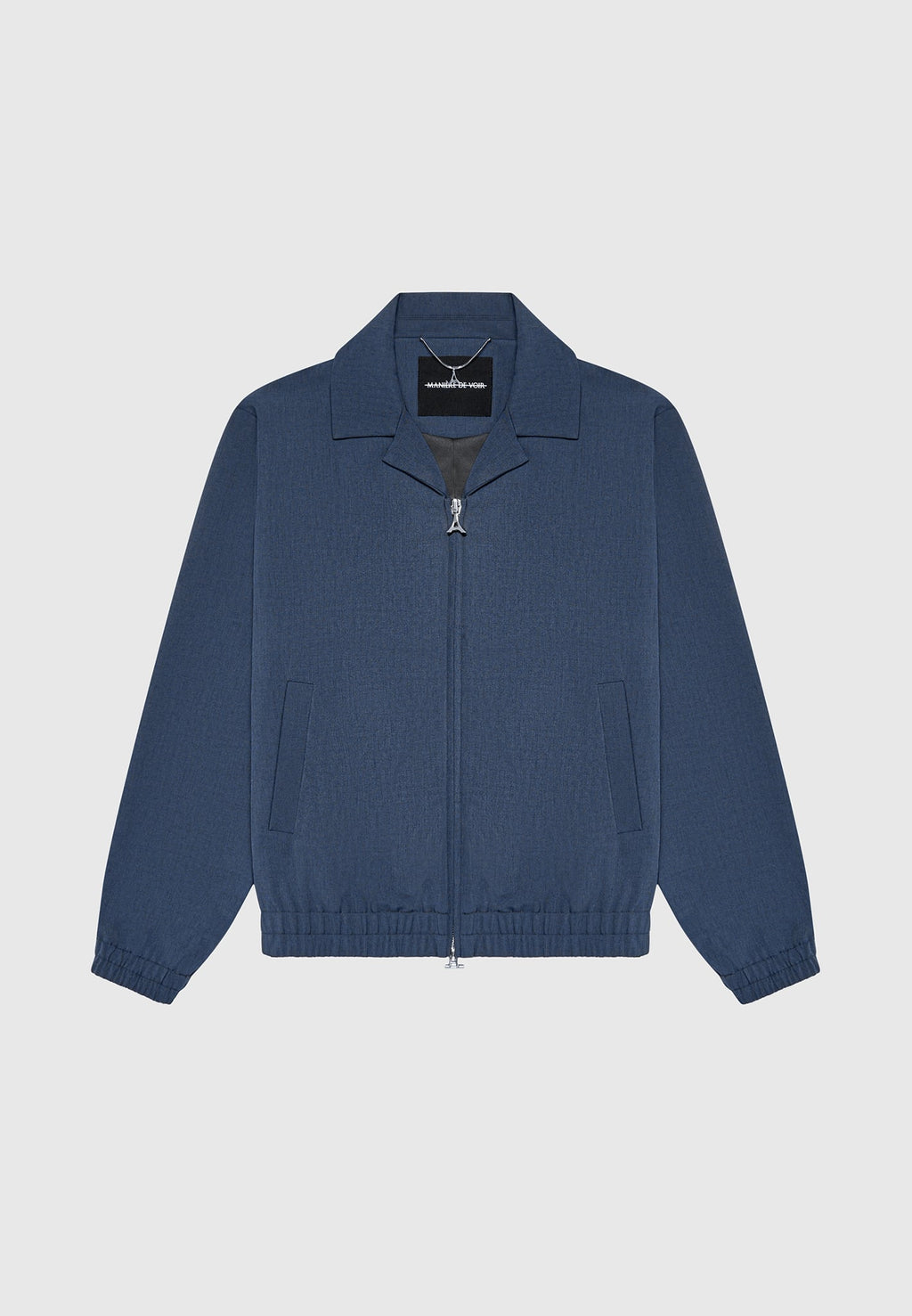 Revere Collar Jacket - Blue