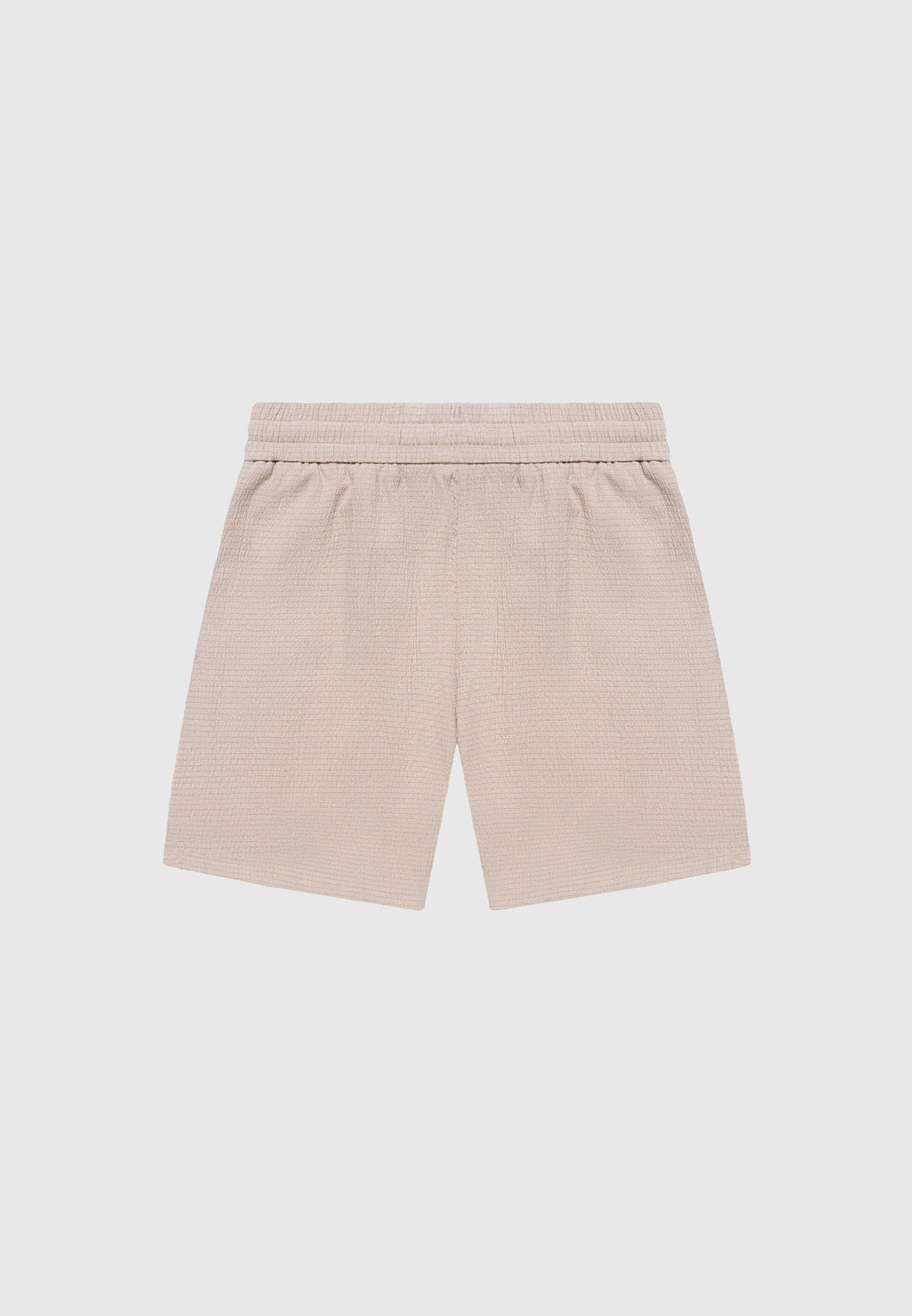 Seersucker Shorts - Taupe