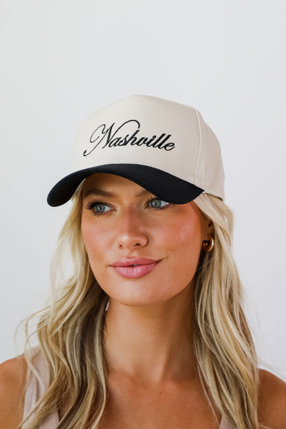Nashville Script Color Block Hat