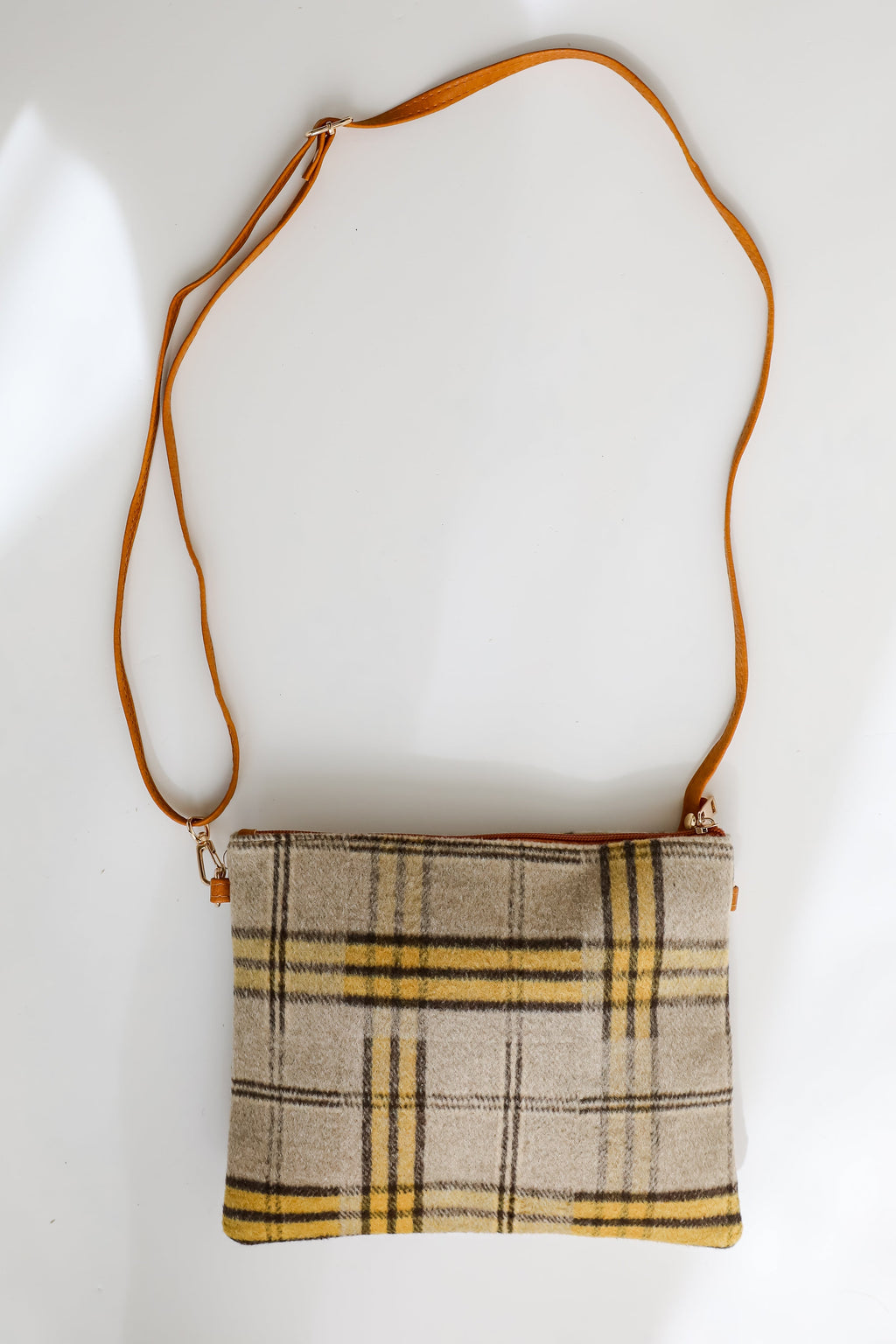 Tasteful Aesthetic Plaid Crossbody Bag