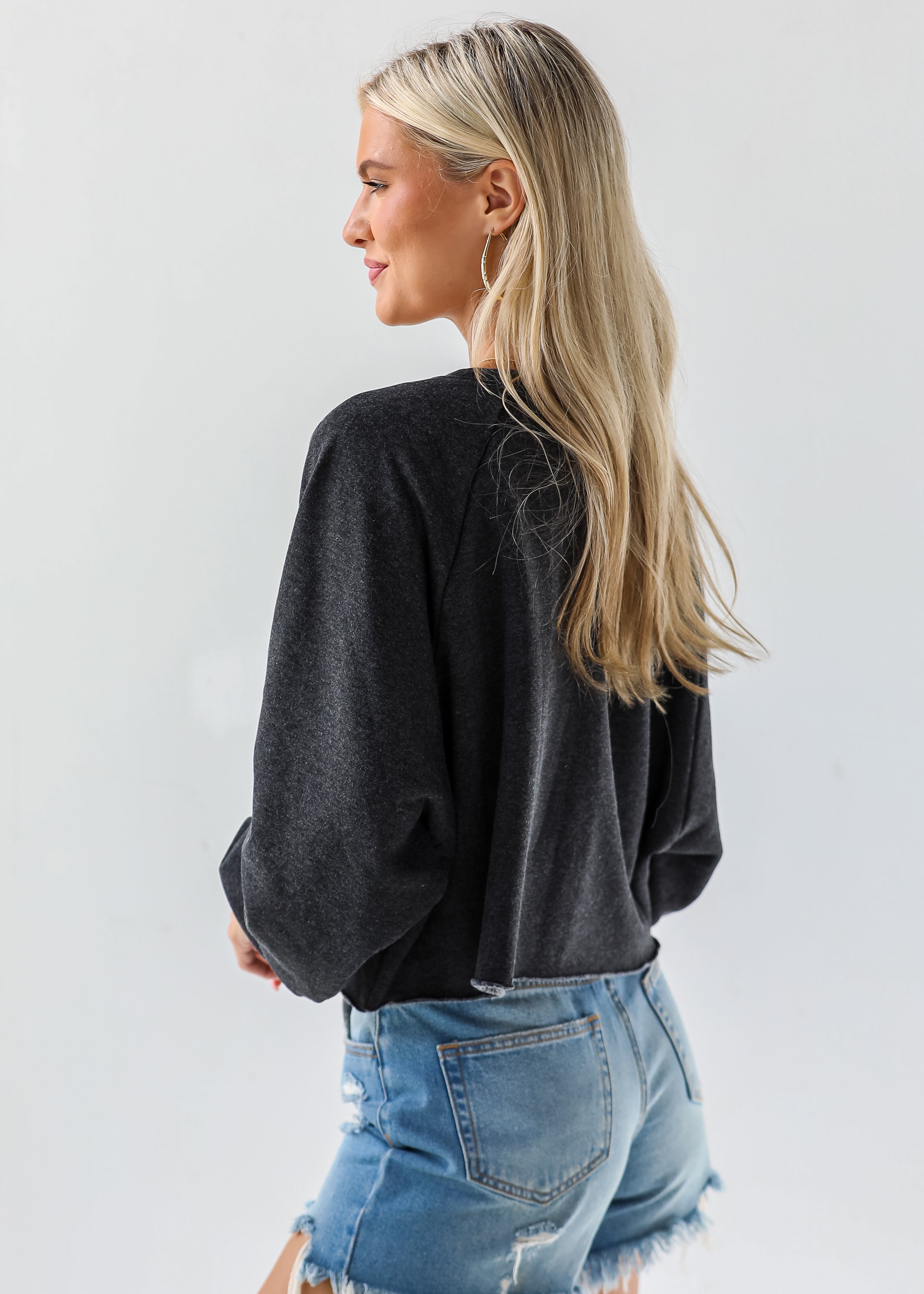 Coveted Ease Cropped Pullover - DU DEAL
