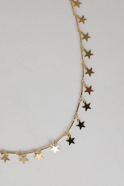 Zoey Gold Star Charm Necklace