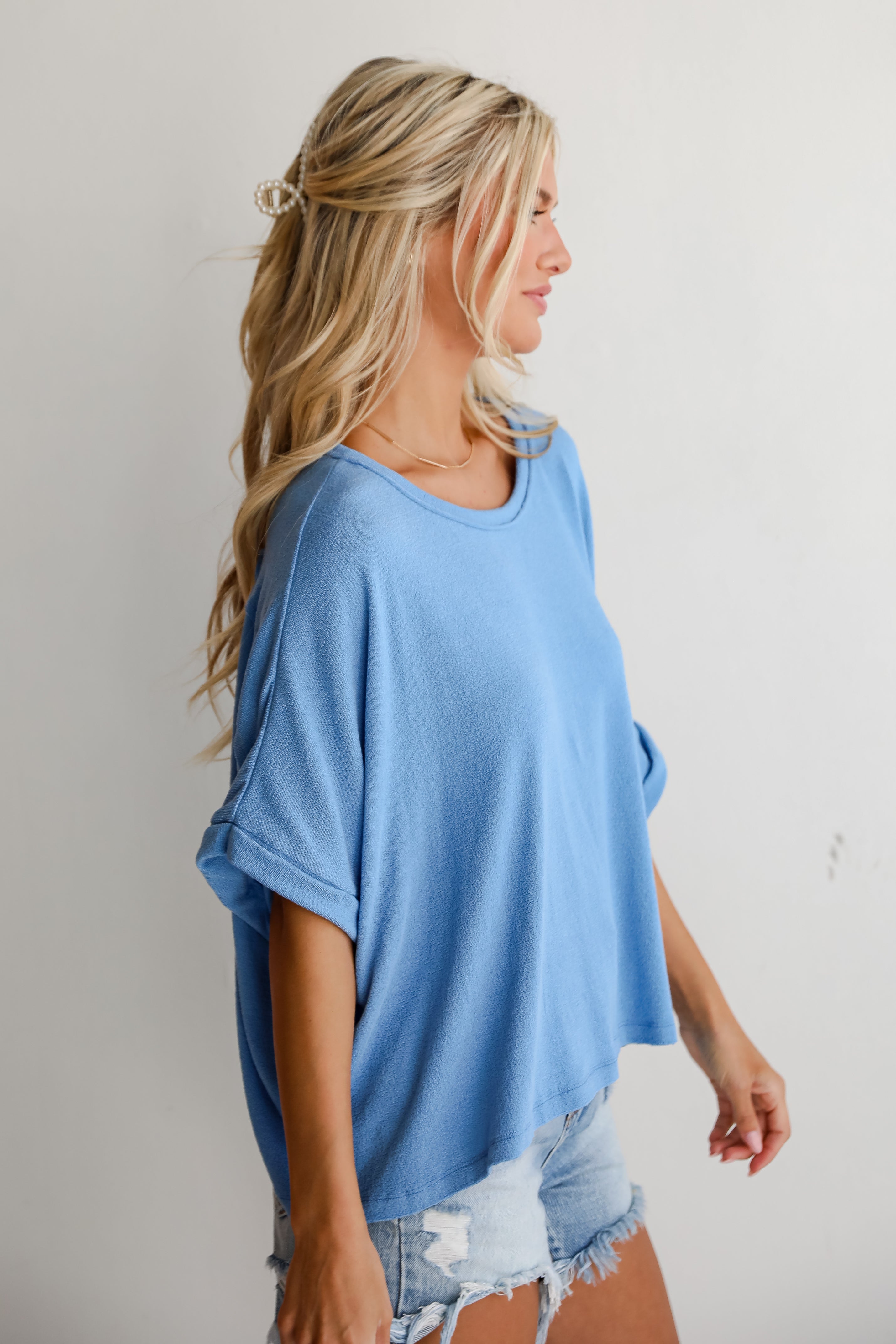 Madison Short Sleeve Knit Top
