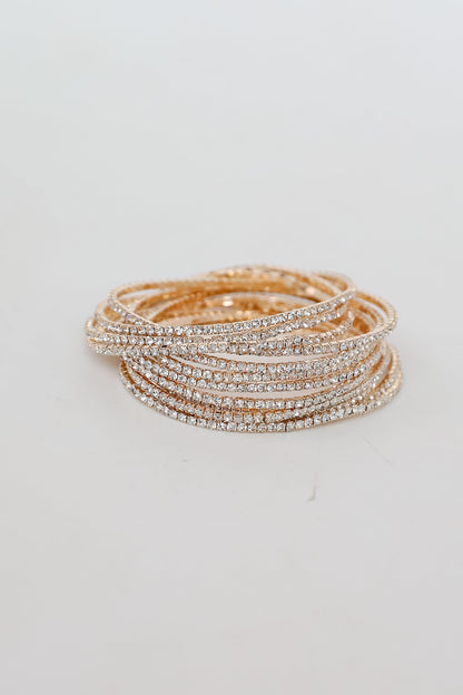 Jodie Rhinestone Bracelet Set