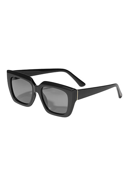 Jogli Sunglasses in Black/Gold by Pilgrim