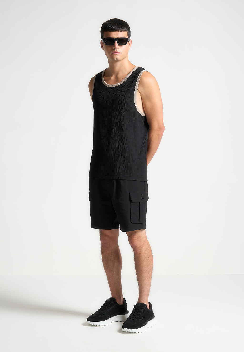 Technical Cargo Shorts - Black