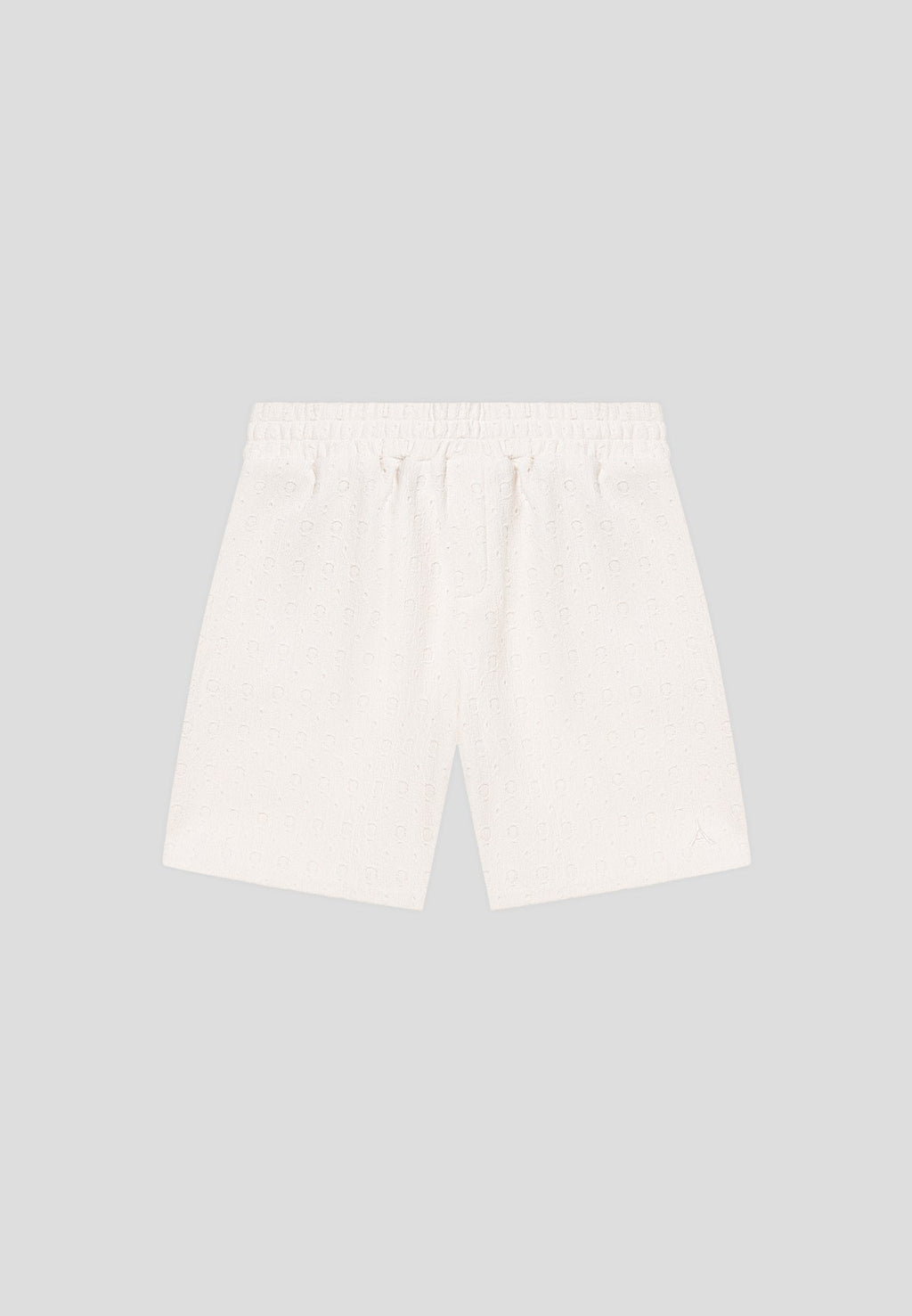 Textured Shorts - Cream