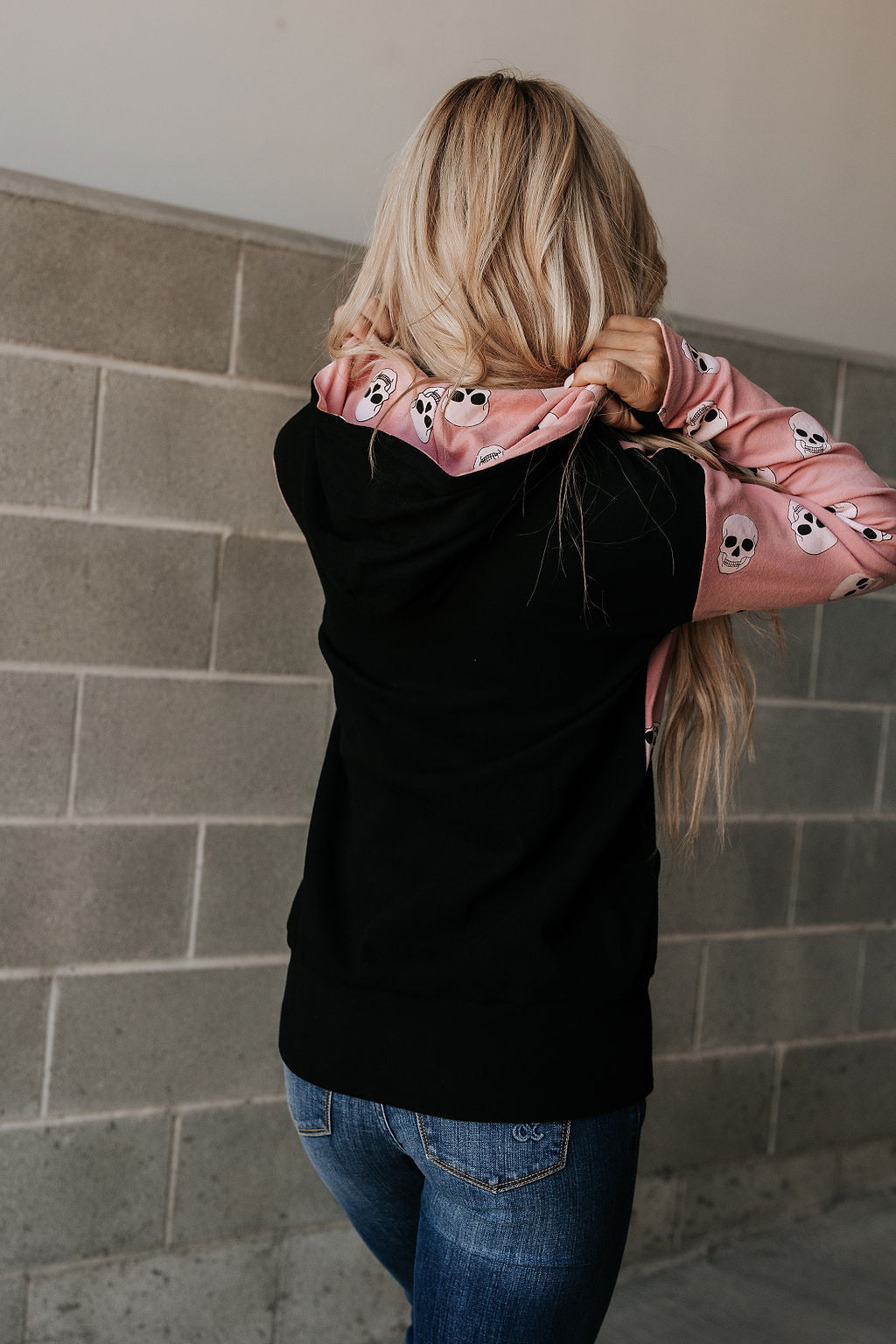 Pretty Scary Half Zip Sweatshirt by Ampersand Ave