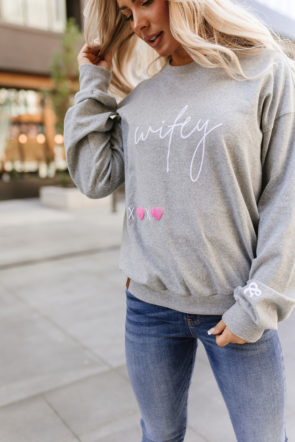 Wifey University Pullover by Ampersand Ave - L/O Size XS