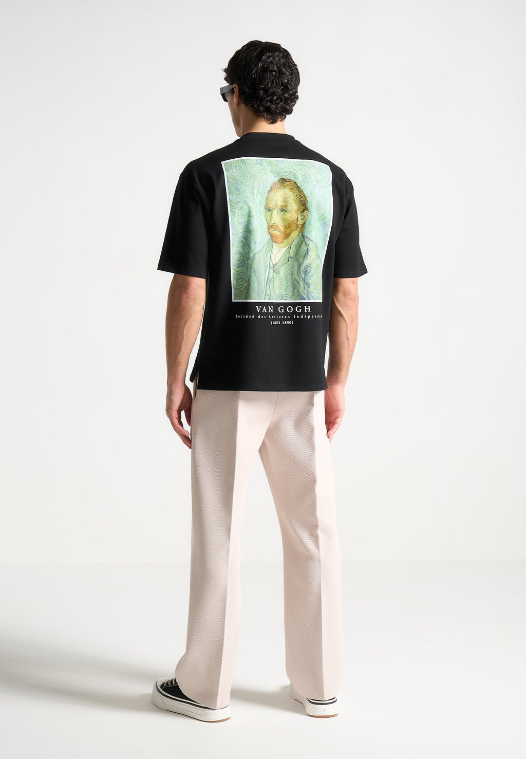 Van Gogh Self Portrait T-Shirt - Black