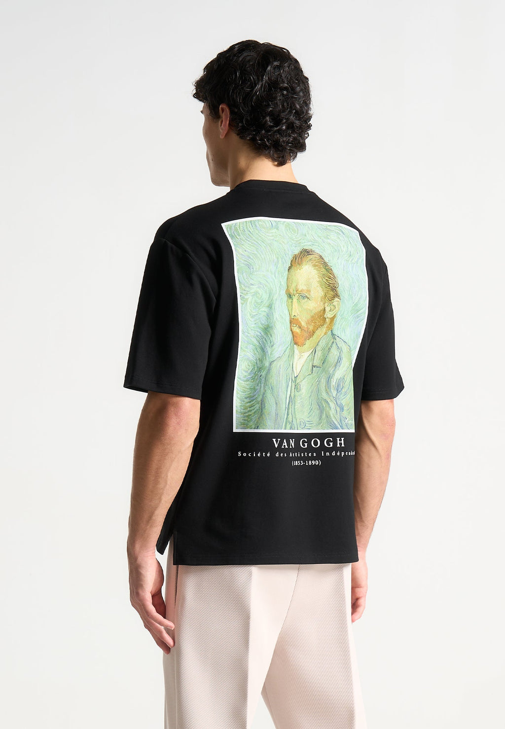 Van Gogh Self Portrait T-Shirt - Black